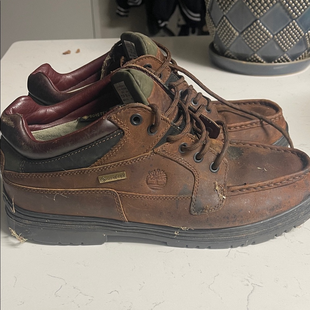 Timberland Men's Rustic Brown Leather Boots